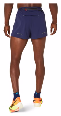 Asics Metarun Split Short Blue Uomo