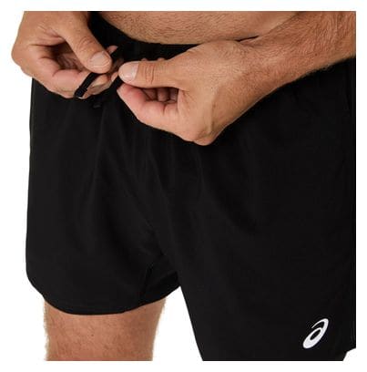 Pantaloncini Asics Core Run 5in Black Uomo 2 in 1