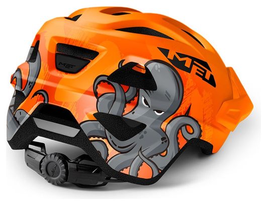 Met Eldar Helmet Orange Matt Octopus Child
