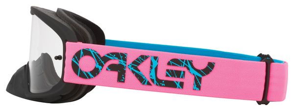 Oakley O-Frame 2.0 Pro MX Stroke Blue Pink / Clear Goggle / Ref