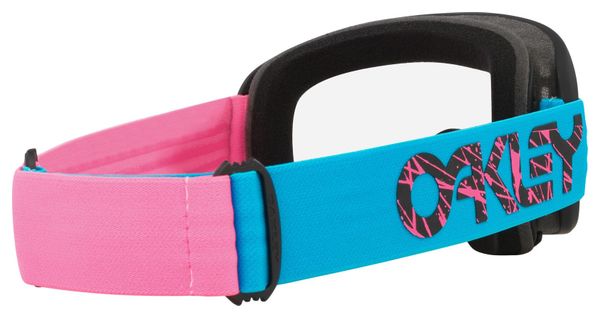 Máscara Oakley O-Frame 2.0 Pro MX Stroke Azul Rosa / Transparente / Ref : OO7115-61