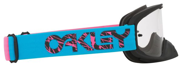 Máscara Oakley O-Frame 2.0 Pro MX Stroke Azul Rosa / Transparente / Ref : OO7115-61