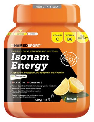 NamedSport Energy Drink Isonam Energy 480g Limón