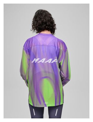 Maglietta a maniche lunghe Maap WorldTour 26 Air Mesh verde/viola