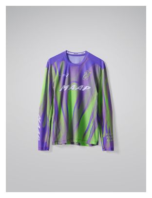 Maglietta a maniche lunghe Maap WorldTour 26 Air Mesh verde/viola