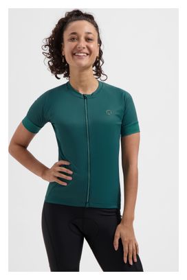 Maillot Cyclisme Manches Courtes Femme Sarcelle