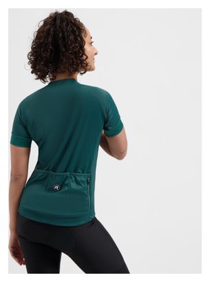 Maillot Cyclisme Manches Courtes Femme Sarcelle