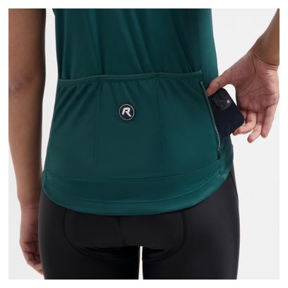 Maillot Cyclisme Manches Courtes Femme Sarcelle