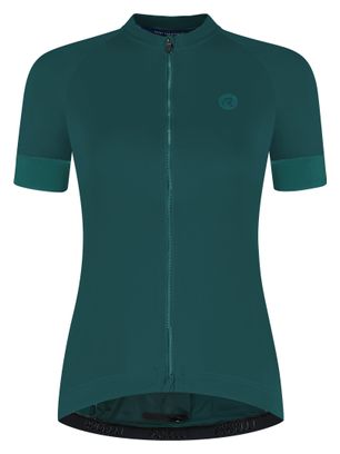 Maillot Cyclisme Manches Courtes Femme Sarcelle