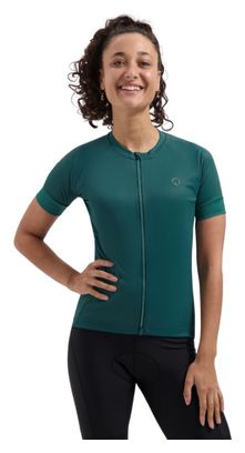 Maillot Cyclisme Manches Courtes Femme Sarcelle