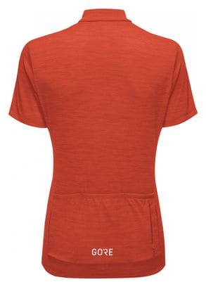 Gore Wear C3 Orange Women Short Sleeve Jersey