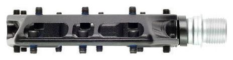 Coppia di pedali piatti HT Components Spider AF03 Nero