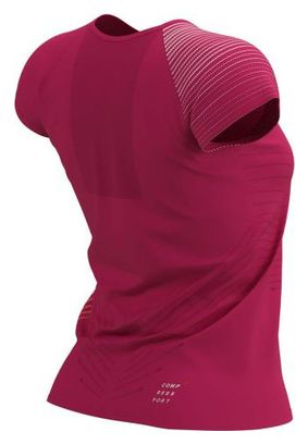 Maillot Manches Courtes Femme Performance Rose