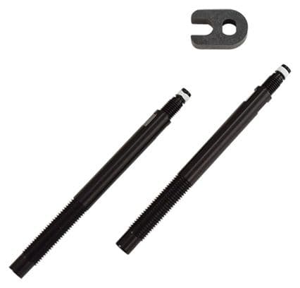 PROLONGATEUR DE VALVE TUBELESS SCHWALBE ALU NOIR 65MM (X2)