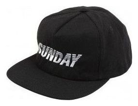 Casquette Sunday Shredd 5-Panel Unstructured Noir