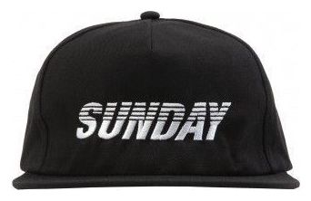 Casquette Sunday Shredd 5-Panel Unstructured Noir