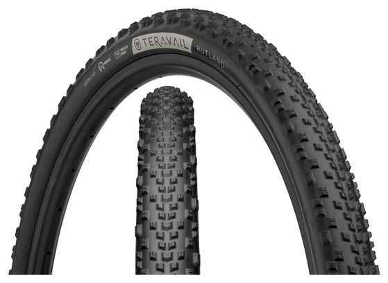 Pneu Gravel Teravail Rutland 650b Tubeless Ready Souple Durable Bead-to-Bead