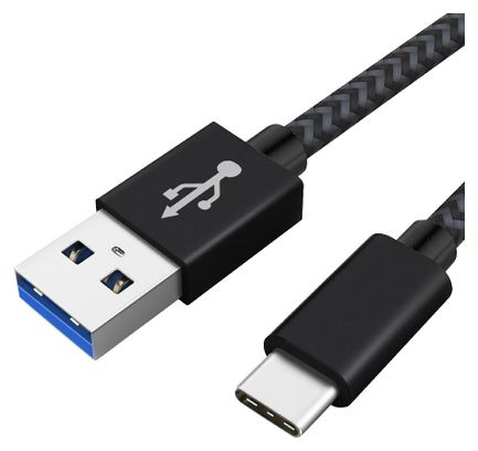 Sunslice Câble USB-A vers USB-C 1 m 18W Noir