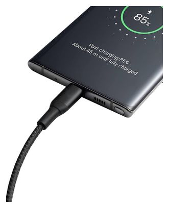 Sunslice Câble USB-A vers USB-C 1 m 18W Noir