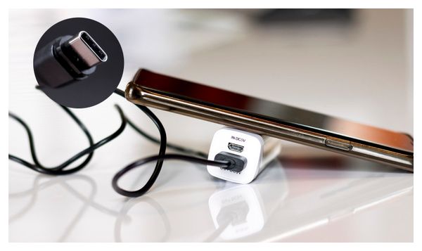 Sunslice Câble USB-A vers USB-C 1 m 18W Noir