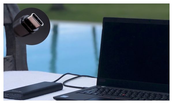 Sunslice Câble USB-A vers USB-C 1 m 18W Noir