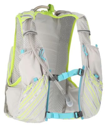 Nathan Pinnacle 12L Grau/Blau Trinkrucksack + 1.5L Wasserbeutel