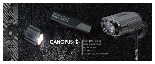 Moon Canopus USB Lamp Zwart