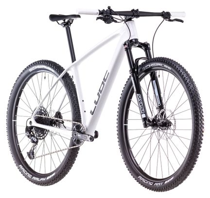 VTT Semi-Rigide Cube Reaction C:62 One Sram NX/SX Eagle 12V 29'' Blanc Cotton Gris 2025