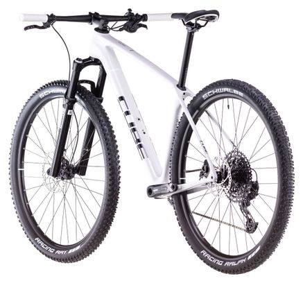 VTT Semi-Rigide Cube Reaction C:62 One Sram NX/SX Eagle 12V 29'' Blanc Cotton Gris 2025