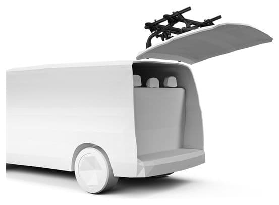 Thule WanderWay Kofferraumfahrradträger 911002 (2 Fahrräder) Schwarz
