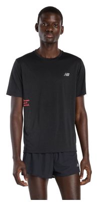Men's New Balance Athletics Graphic Short Sleeve Jersey Black