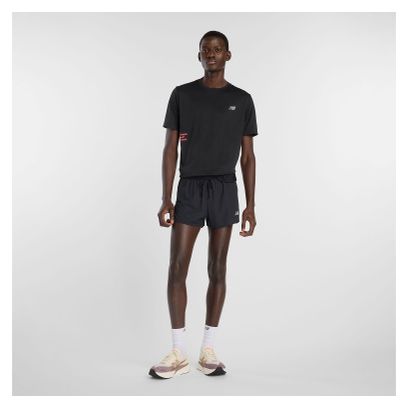 Men's New Balance Athletics Graphic Short Sleeve Jersey Black