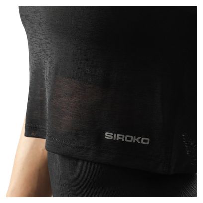 Débardeur crop top fitness femme Beat Noir