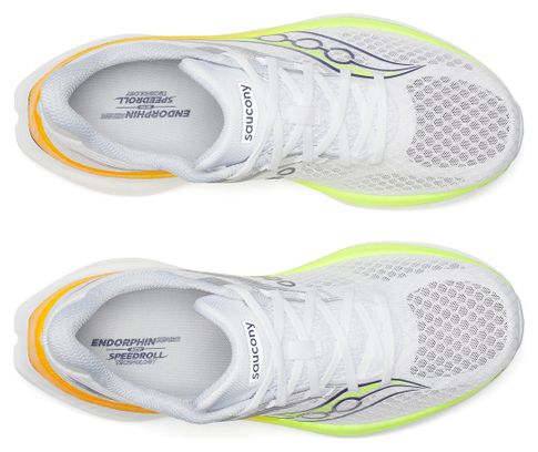 Chaussures Running Saucony Endorphin Speed 5 Blanc/Jaune Homme