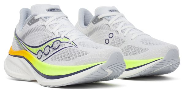 Chaussures Running Saucony Endorphin Speed 5 Blanc/Jaune Homme