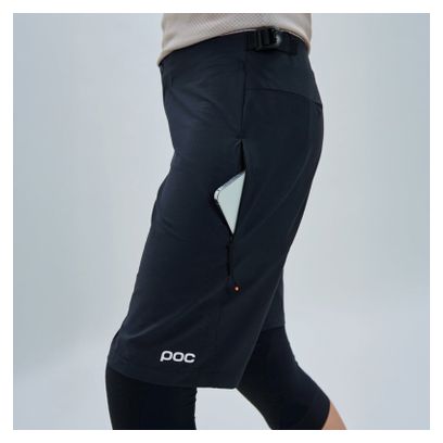 Pantaloncini MTB Poc Motion Air Donna Nero
