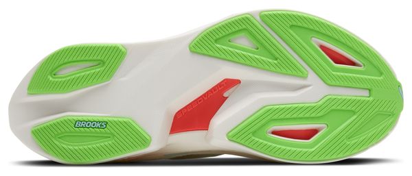 Brooks Hyperion Max 3 Wit/Multicolor Heren Hardloopschoenen