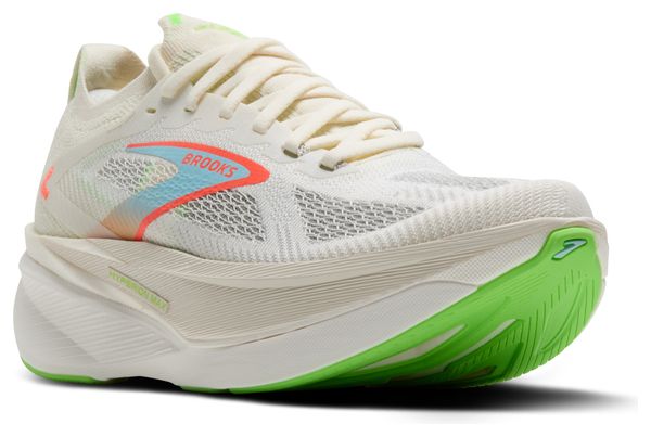 Brooks Hyperion Max 3 Wit/Multicolor Heren Hardloopschoenen