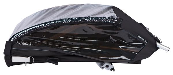 Rimorchio per biciclette Thule Coaster XT Kids, nero