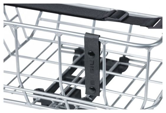 Basil Portland Front Bike Basket 25L Chrome