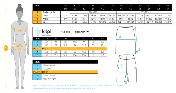 Jupe de course pour femme Kilpi TITICACA-W