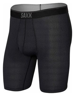 Boxer Saxx Quest Qdm Long Leg Fly Noir