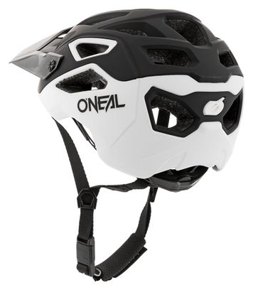 O&#39;Neal Pike 2.0 Solid Black White Helmet