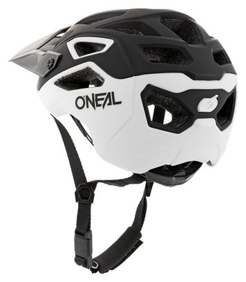 O&#39;Neal Pike 2.0 Solid Black White Helm