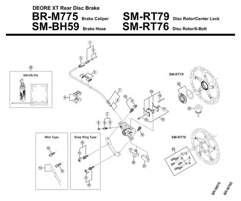 Shimano SLX SM-RT76 remschijf