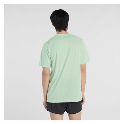 Herenshirt New Balance Athletics Graphic met korte mouwen Groen