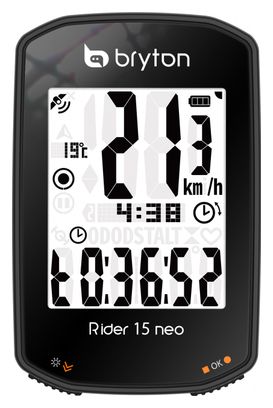 Ordenador GPS BRYTON Rider 15 NEO C + Sensor de cadencia