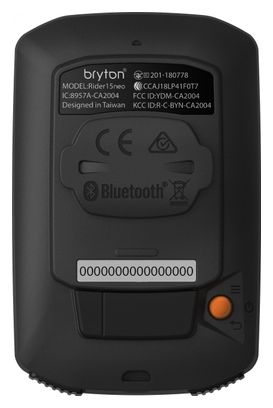 BRYTON Rider 15 NEO C GPS Meter + Cadanssensor