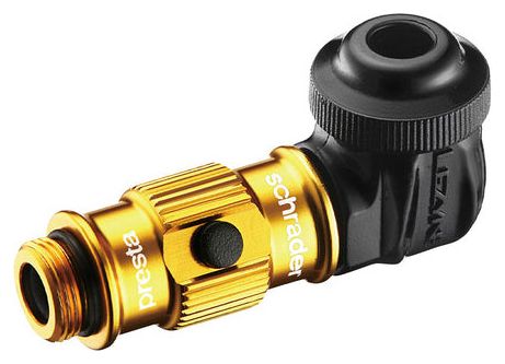 Lezyne Macro Drive ABS Flip Chuck Vloerpomp Zwart