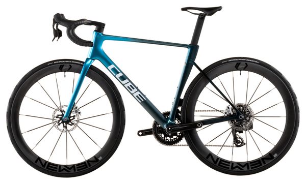 Cube Litening Air C:68X SLX Bicicleta Carretera Sram Red AXS 12S 700 mm Cromo Azul 2026